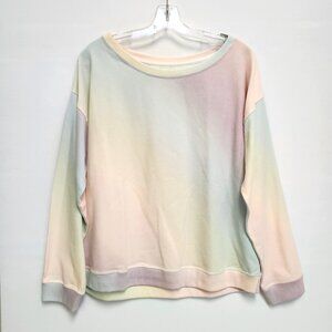 Juvia Women's Multicoloured Pullover Crew Neck Sweater Size L & XL